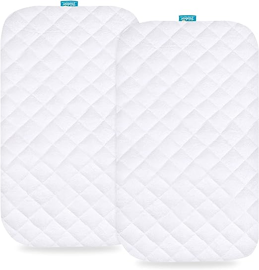 Bassinet Mattress Pad Cover Fits Dream On Me Karley Bassinet 2 Pack