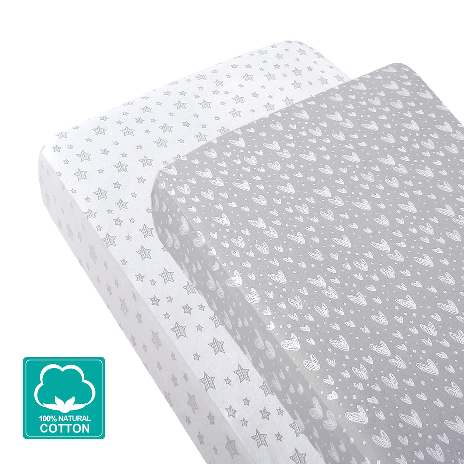 American Baby Company Natural Waterproof Quilted Sheet Saver Made with Organic Cotton