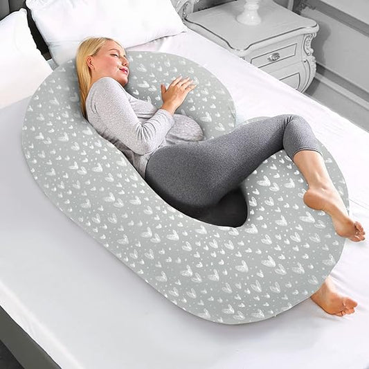 BelliPod Pregnancy Pillow Maternity Pillow Cotton with Cover Body Pill