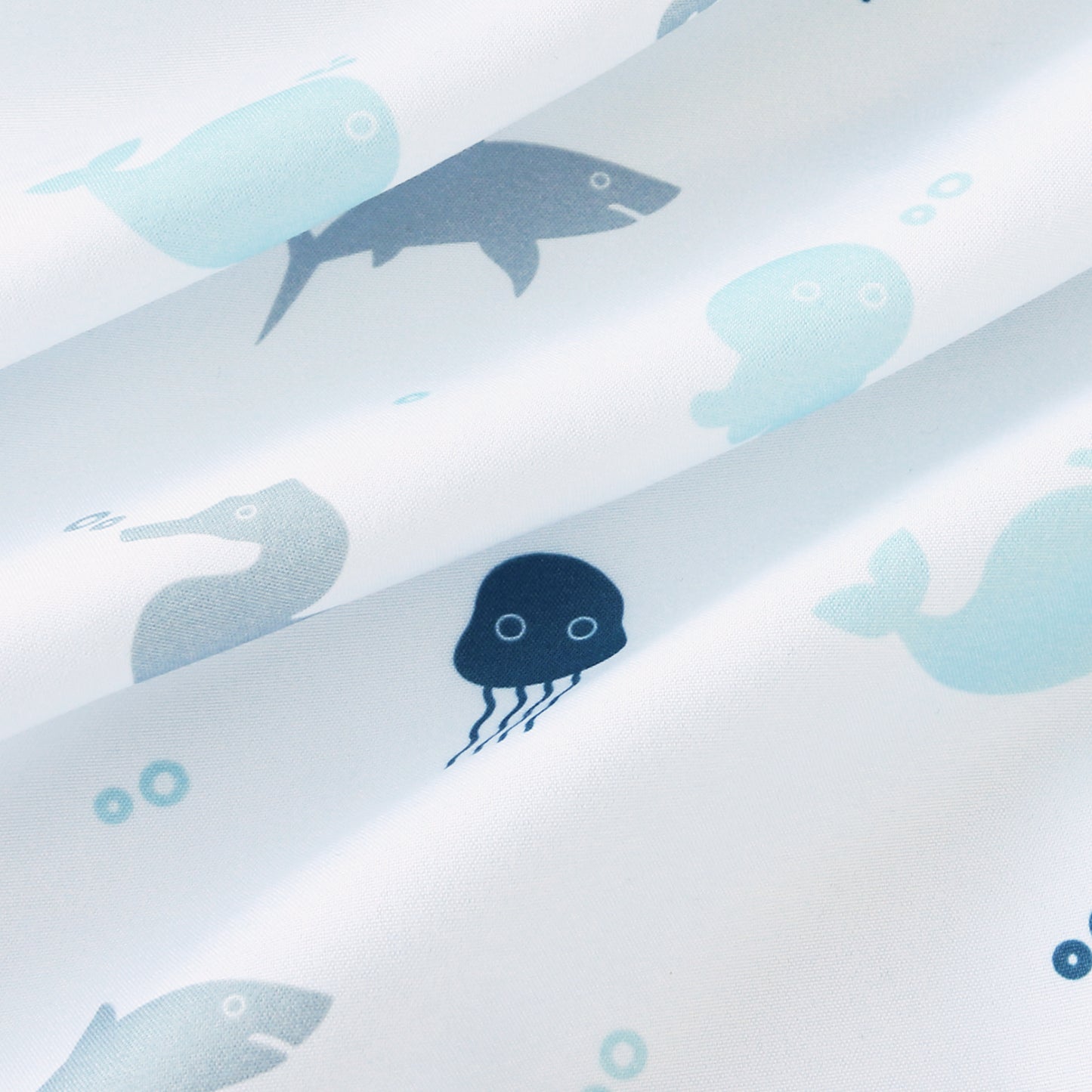 Toddler Sheet Sets 2 Piece - Includes a Crib Fitted Sheet and Pillowcase Whale