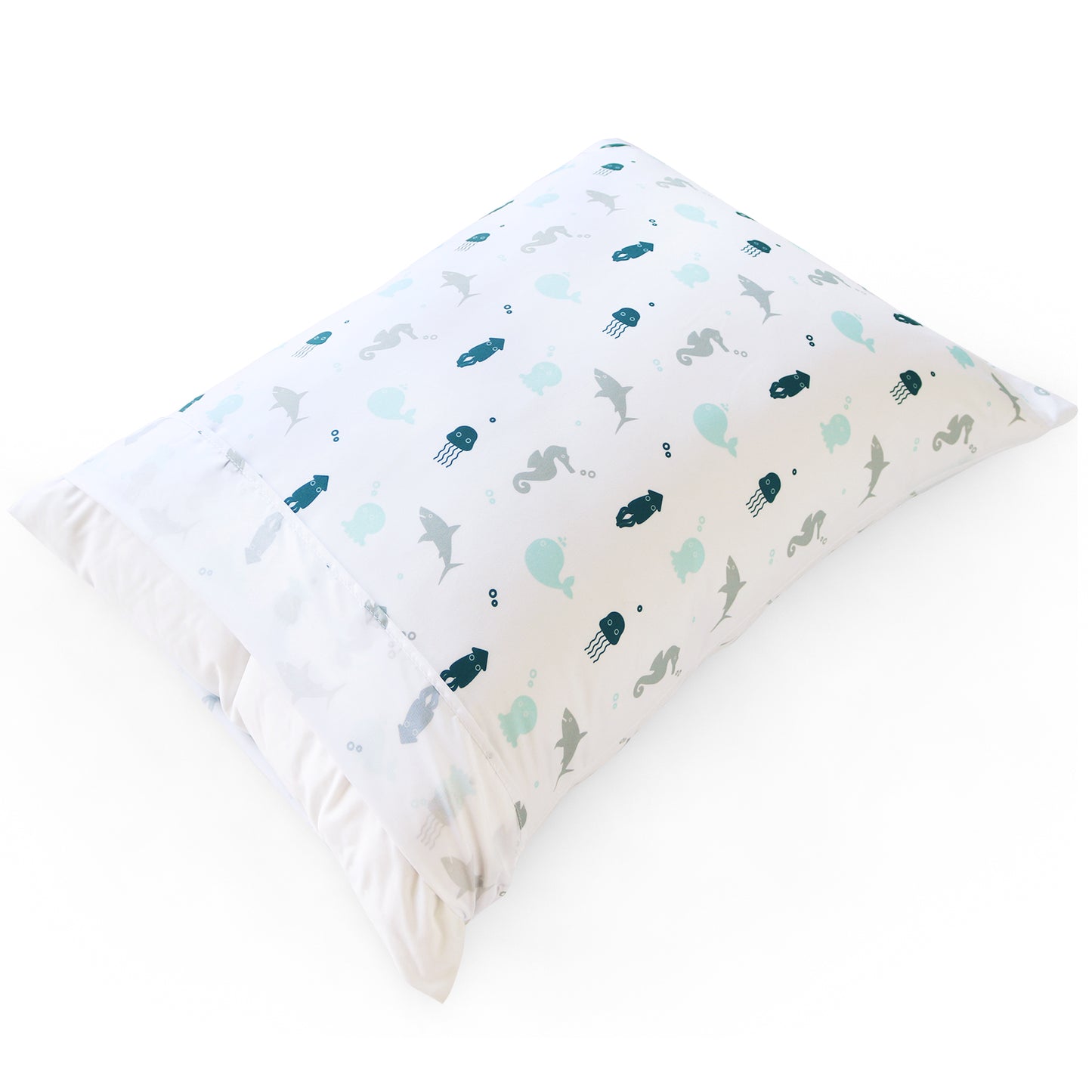 Toddler Sheet Sets 2 Piece - Includes a Crib Fitted Sheet and Pillowcase Whale