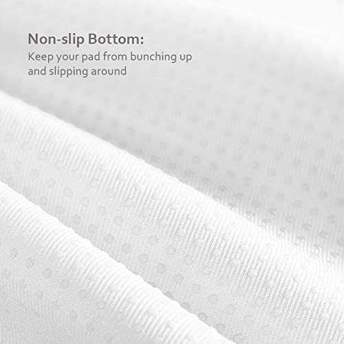 Waterproof Bed Pad/ Mat - Quilted Protector with Cotton Surface and No