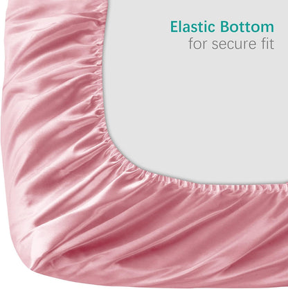 Satin Bassinet Sheet - Fits Halo BassiNest Swivel, Flex, Glide, Premiere & Luxe Series Sleeper, 2 Pack, Super Soft and Silky