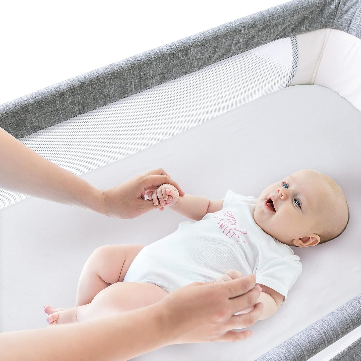 Bassinet Sheets - Fit INFANS Baby Bassinet Bedside Crib, 2 Pack, 100% Organic Cotton