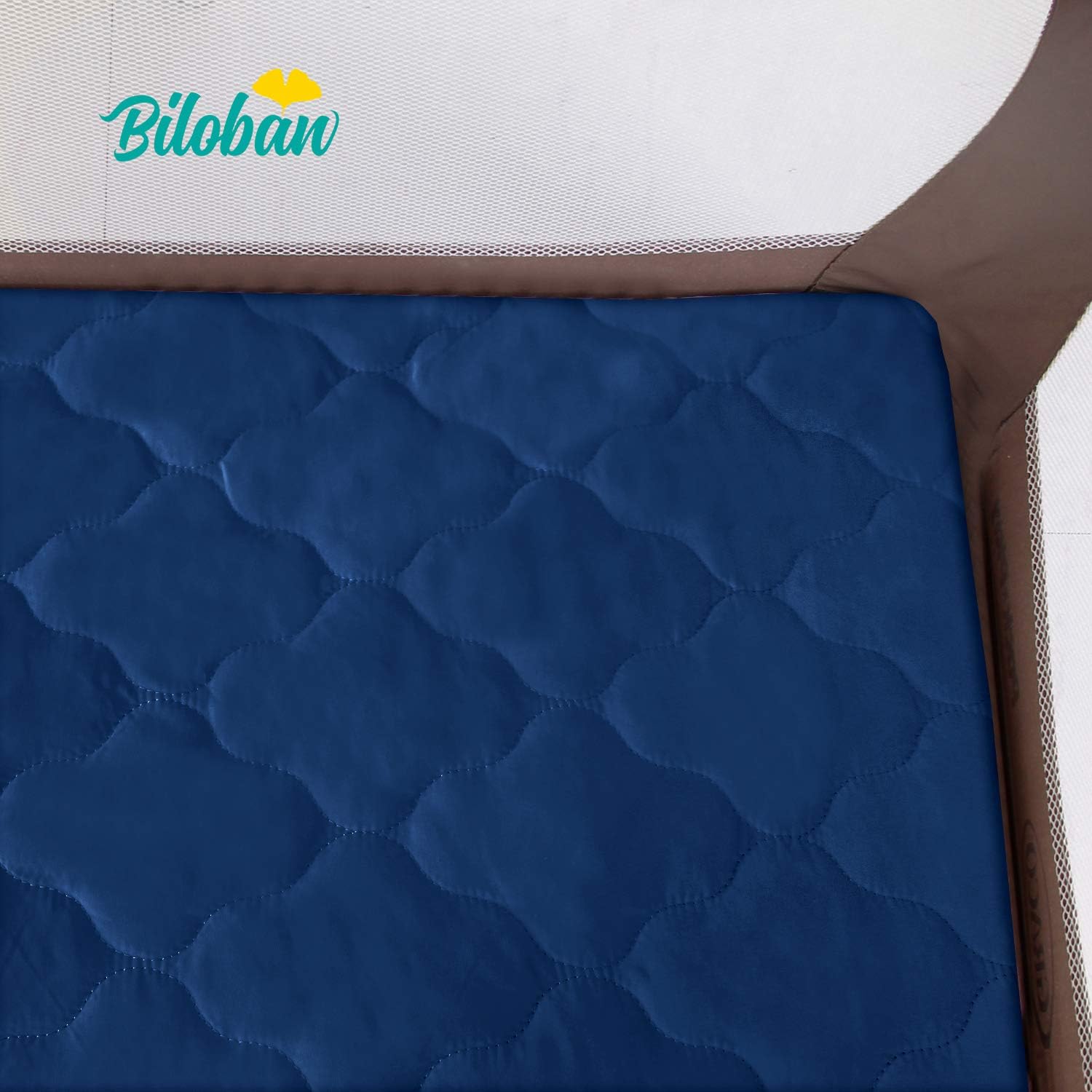 Biloban Pack N Play Mattress Pad, Waterproof Ultra Soft Microfiber ( for  Mini Crib 39 x 27)