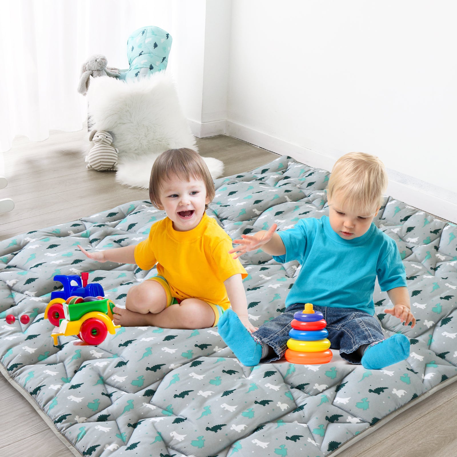 Baby Play Mat - Play Mat - Tummy deals Time Mat - Nursery Play Mat - Kids Play Mat - Navy Banksia