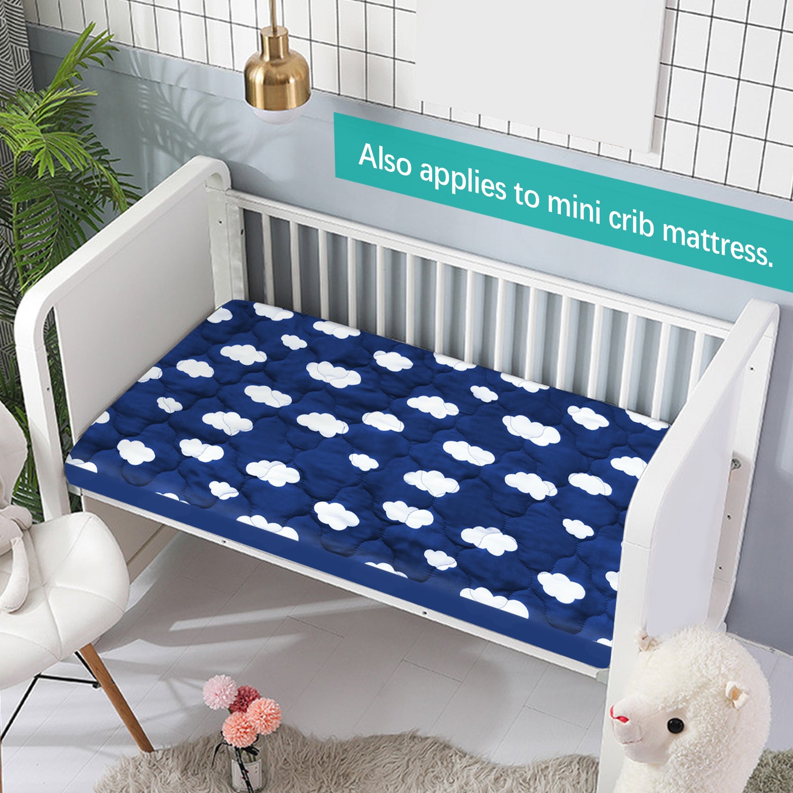 Portable crib hot sale mattress pad