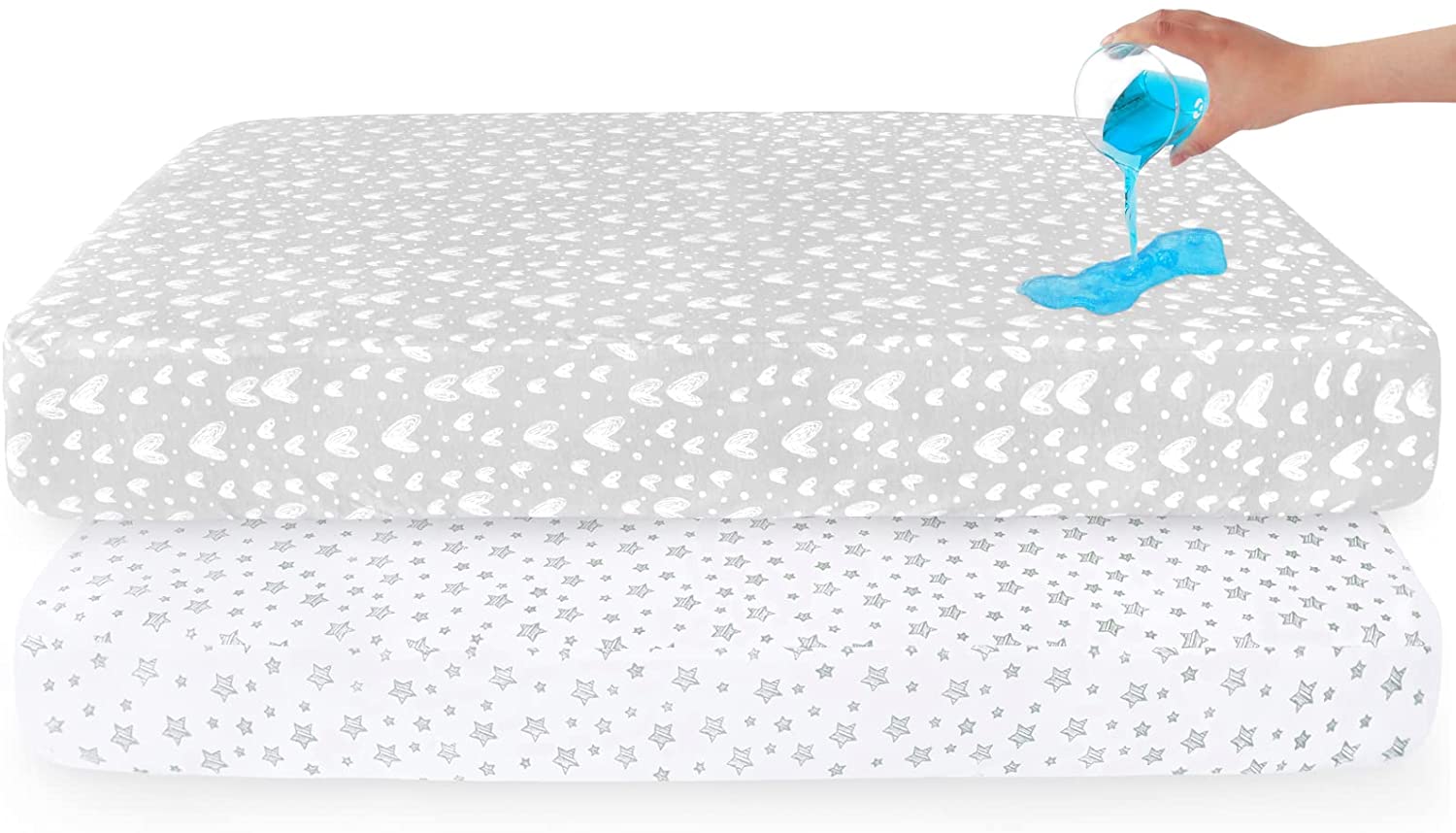 Waterproof fitted sales cot sheet