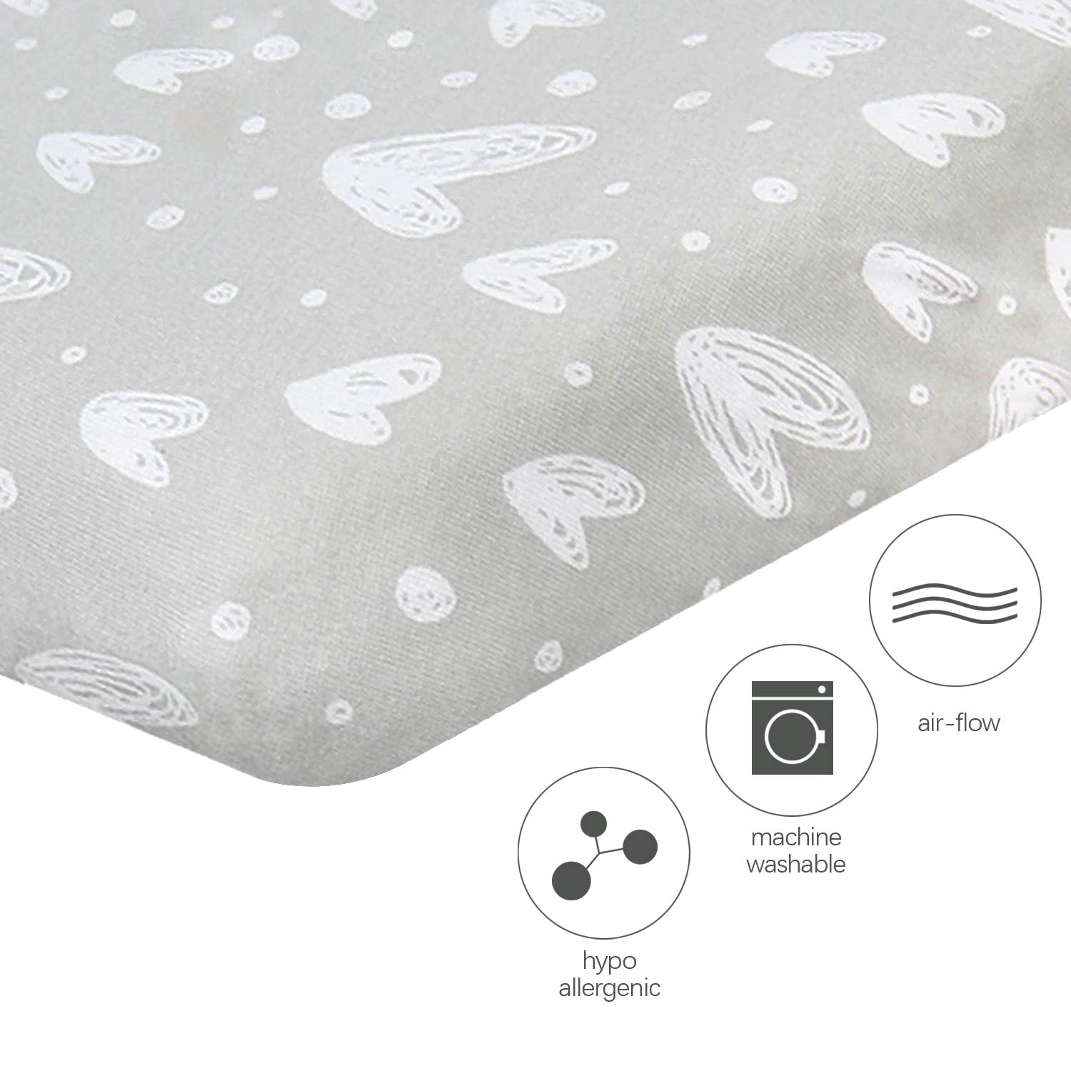 Hypoallergenic 2024 crib sheets