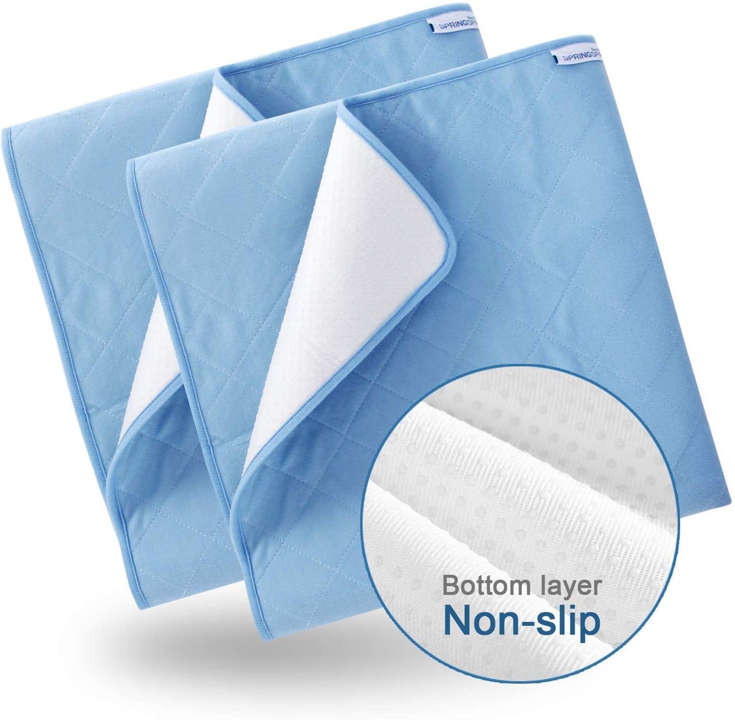 Soft 4-Layer Washable and Reusable Incontinence Bed pads, The Best Underpads  Sheet Protector for Children or Adults with Incontinence